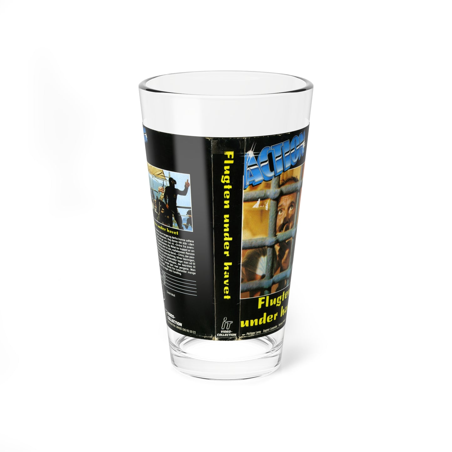 FLUGTEN UNDER HAVET (VHS COVER) Pint Glass 16oz-16oz-Go Mug Yourself