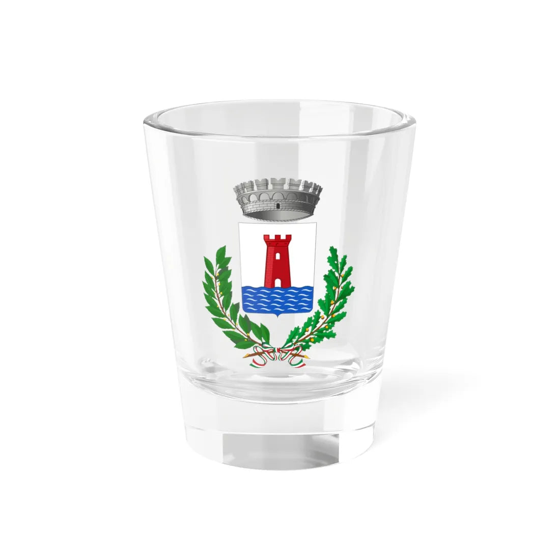 Fluminimaggiore-Stemma (Italy) (Coat of Arms) Shot Glass 1.5oz 1.5oz - Go Mug Yourself