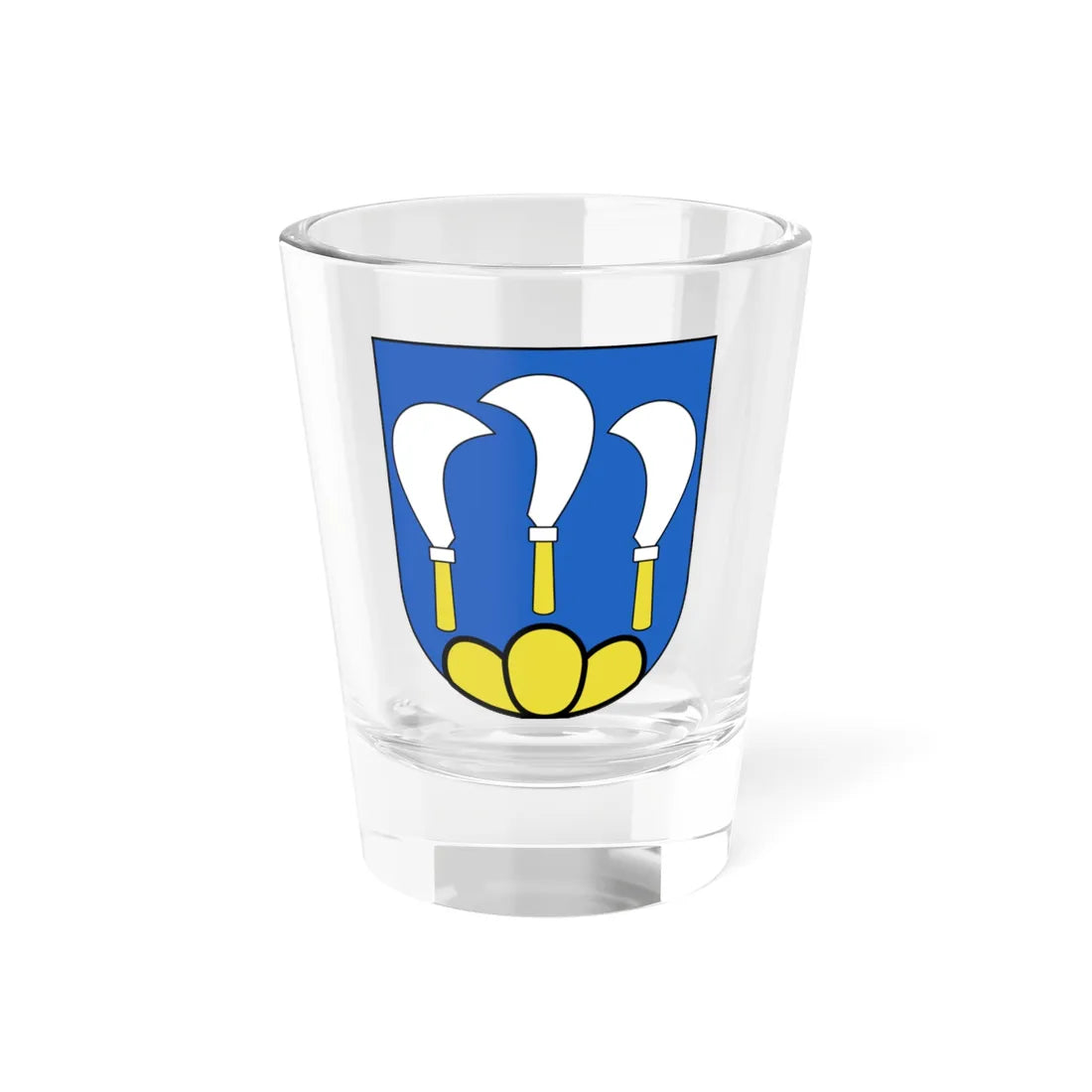 Flurlingen-blazon (Switzerland) (Coat of Arms) Shot Glass 1.5oz 1.5oz - Go Mug Yourself