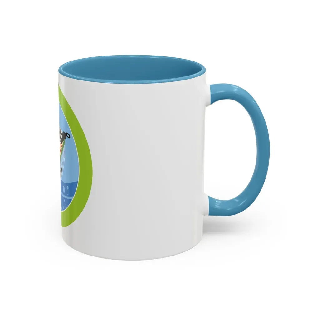 Fly Fishing (Boy Scout Merit Badge) Accent Coffee Mug - Go Mug Yourself