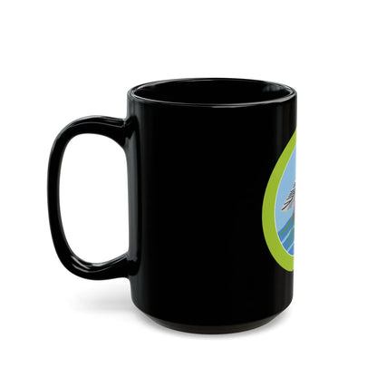 Fly Fishing (Boy Scout Merit Badge) Black Coffee Mug-Go Mug Yourself