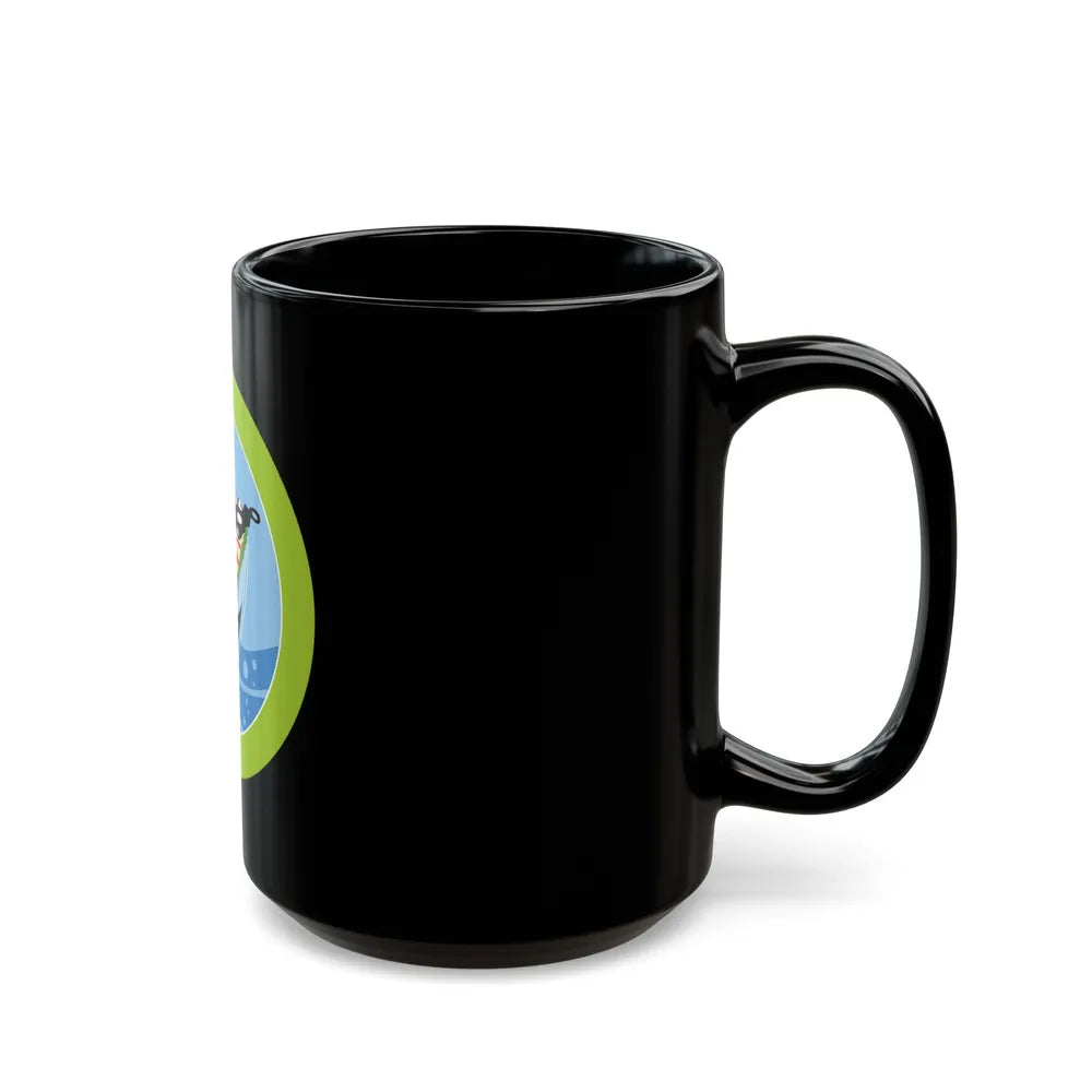 Fly Fishing (Boy Scout Merit Badge) Black Coffee Mug-Go Mug Yourself