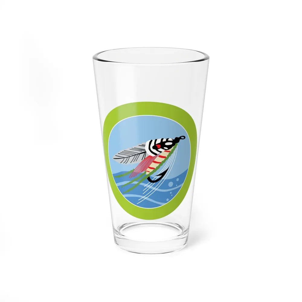 Fly Fishing (Boy Scout Merit Badge) Pint Glass 16oz-16oz-Go Mug Yourself