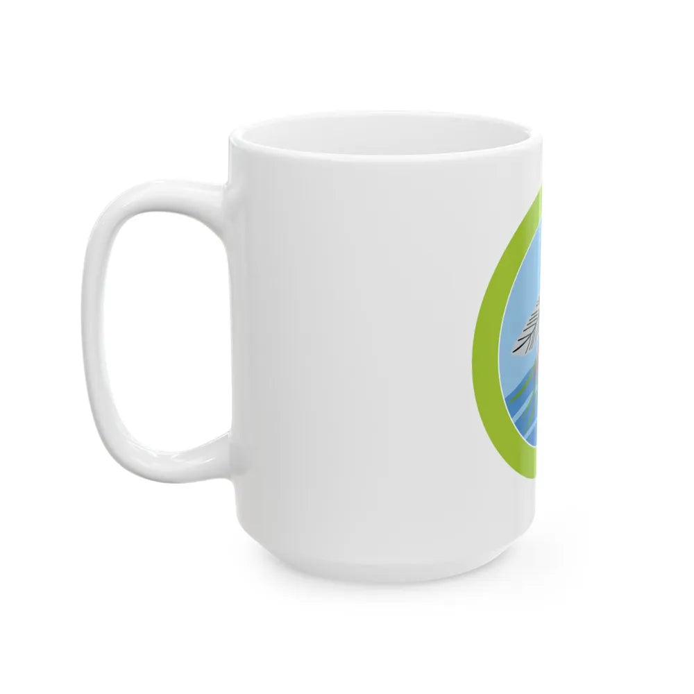 Fly Fishing (Boy Scout Merit Badge) White Coffee Mug-Go Mug Yourself