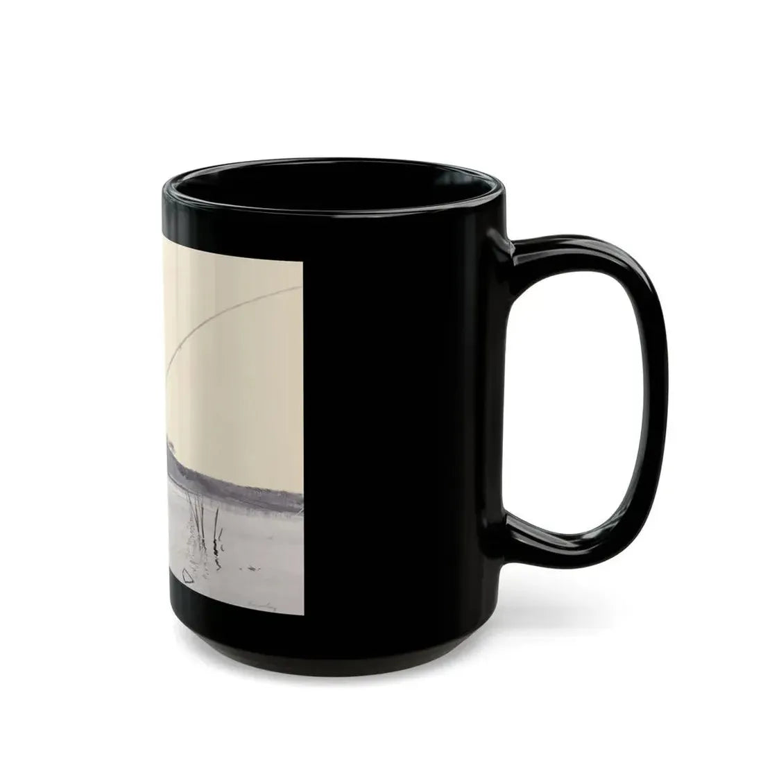 Fly Fishing, Collier's magazine story illustration - Black Coffee Mug - Go Mug Yourself