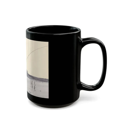 Fly Fishing, Collier's magazine story illustration - Black Coffee Mug - Go Mug Yourself