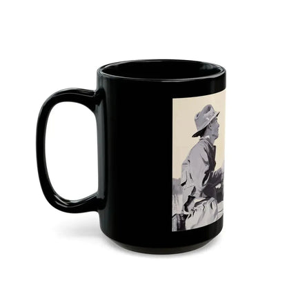Fly Fishing, Collier's magazine story illustration - Black Coffee Mug - Go Mug Yourself