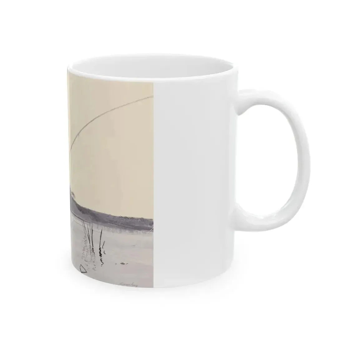 Fly Fishing, Collier's magazine story illustration - White Coffee Mug - Go Mug Yourself