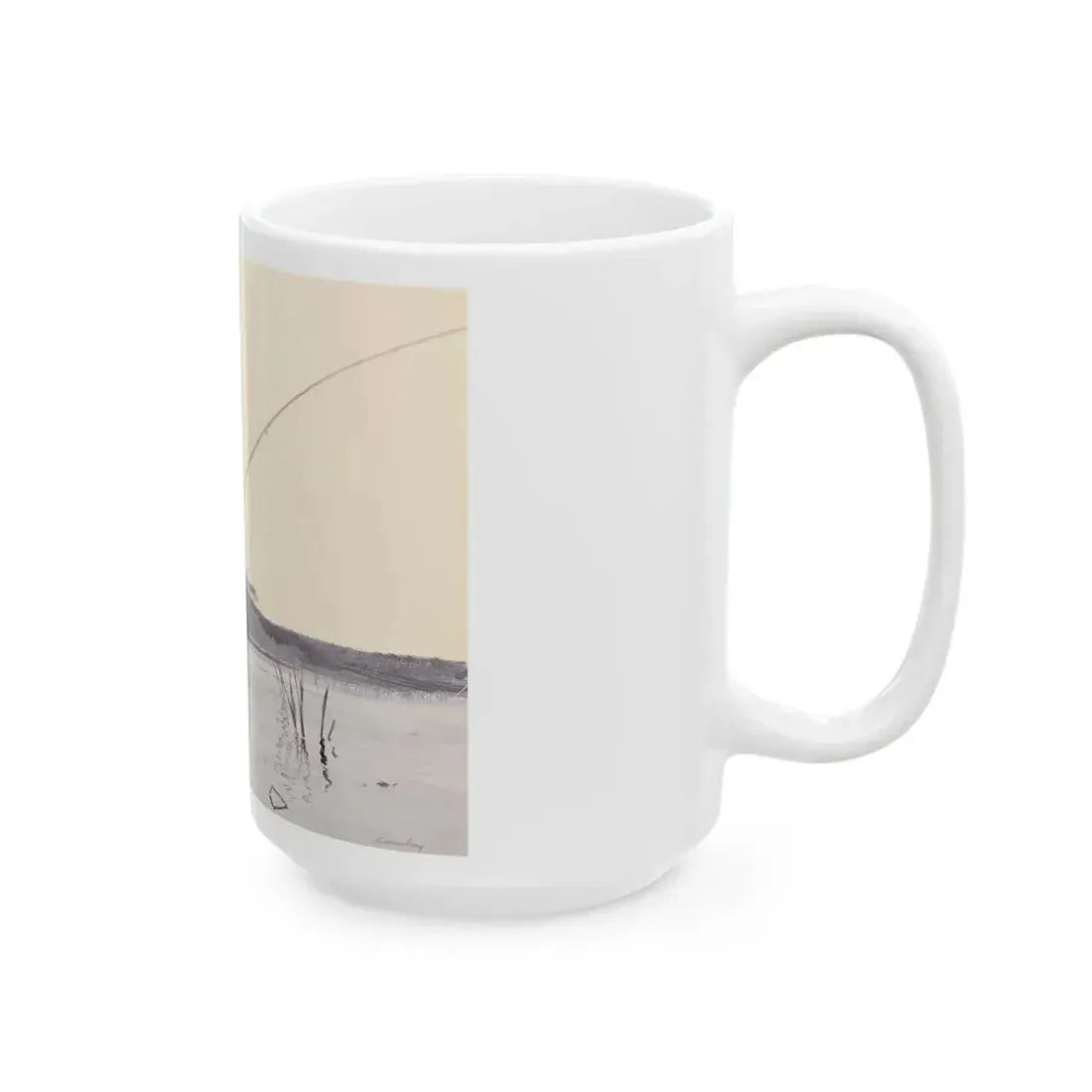 Fly Fishing, Collier's magazine story illustration - White Coffee Mug - Go Mug Yourself