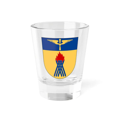 Flygvapenfrivilligas riksförbund vapen (Sweden) (Coat of Arms) Shot Glass 1.5oz 1.5oz - Go Mug Yourself