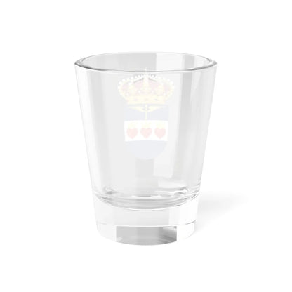 Flygvapnets Halmstadsskolor vapen (Sweden) (Coat of Arms) Shot Glass 1.5oz - Go Mug Yourself