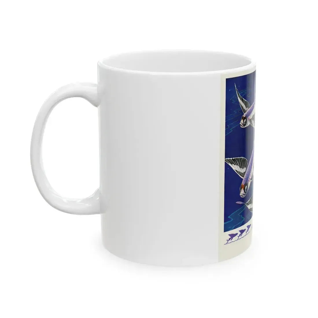 Flying Fish Fueled By Lead Additives, 1931 - White Coffee Mug - Go Mug Yourself
