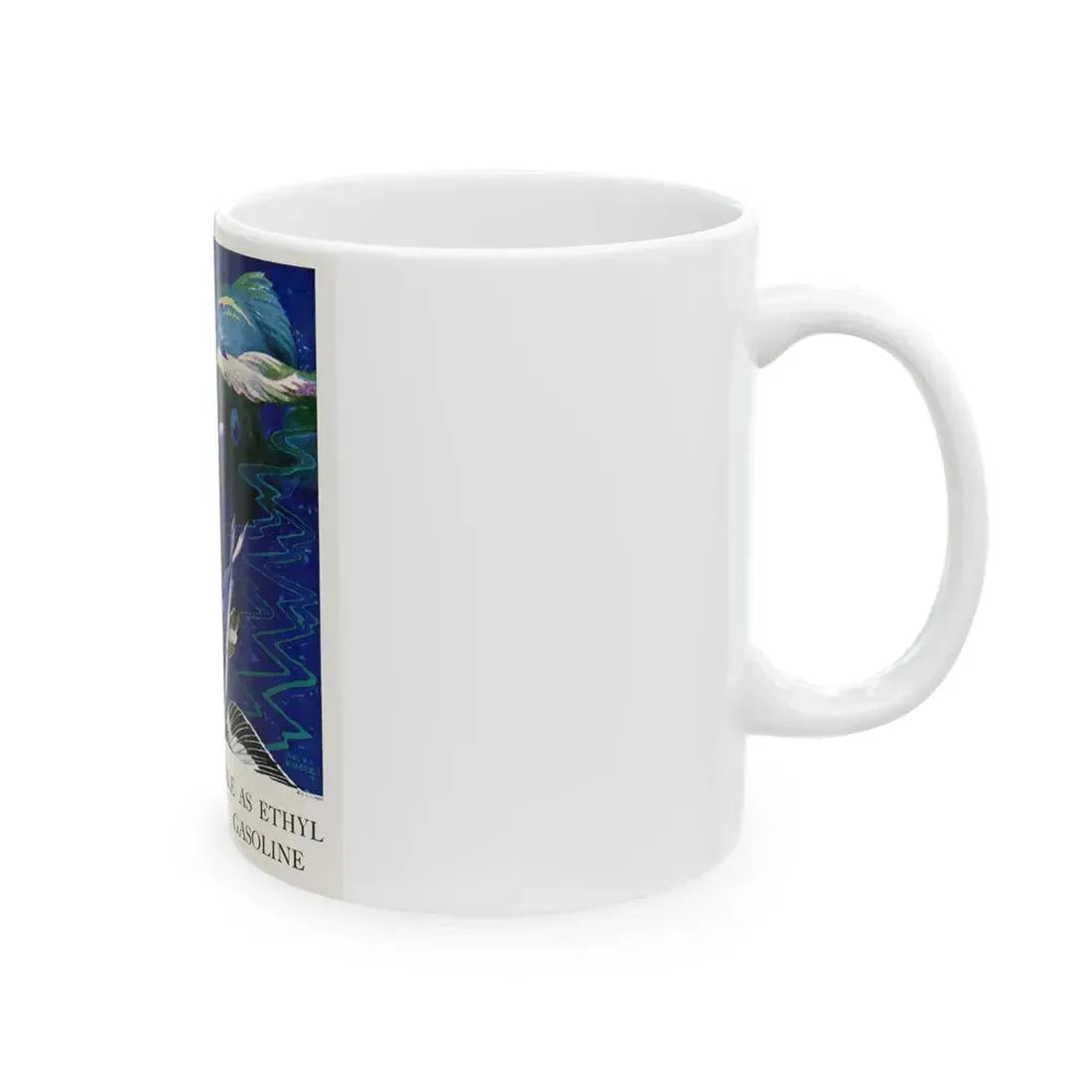 Flying Fish Fueled By Lead Additives, 1931 - White Coffee Mug - Go Mug Yourself