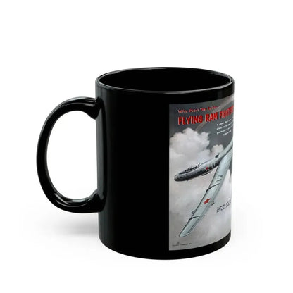 Flying Ram Fighters, 1954 - Black Coffee Mug - Go Mug Yourself