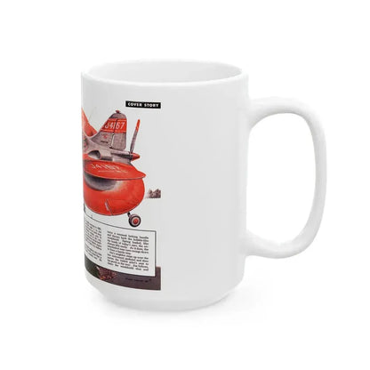 Flying Saucers for Everybody (1), 1956 - White Coffee Mug - Go Mug Yourself