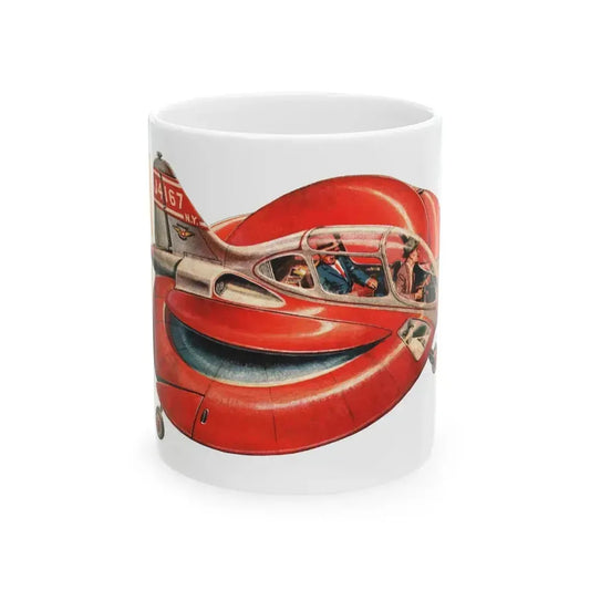 Flying Saucers for Everybody (2), 1956 - White Coffee Mug 11oz - Go Mug Yourself