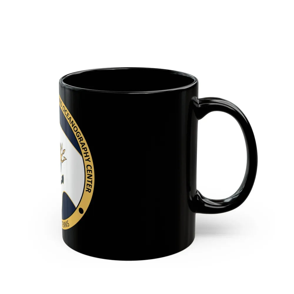 FMNOC Monterey Stennis Fleet Numerical Meteorology and Oceanography Center (U.S. Navy) Black Coffee Mug-Go Mug Yourself