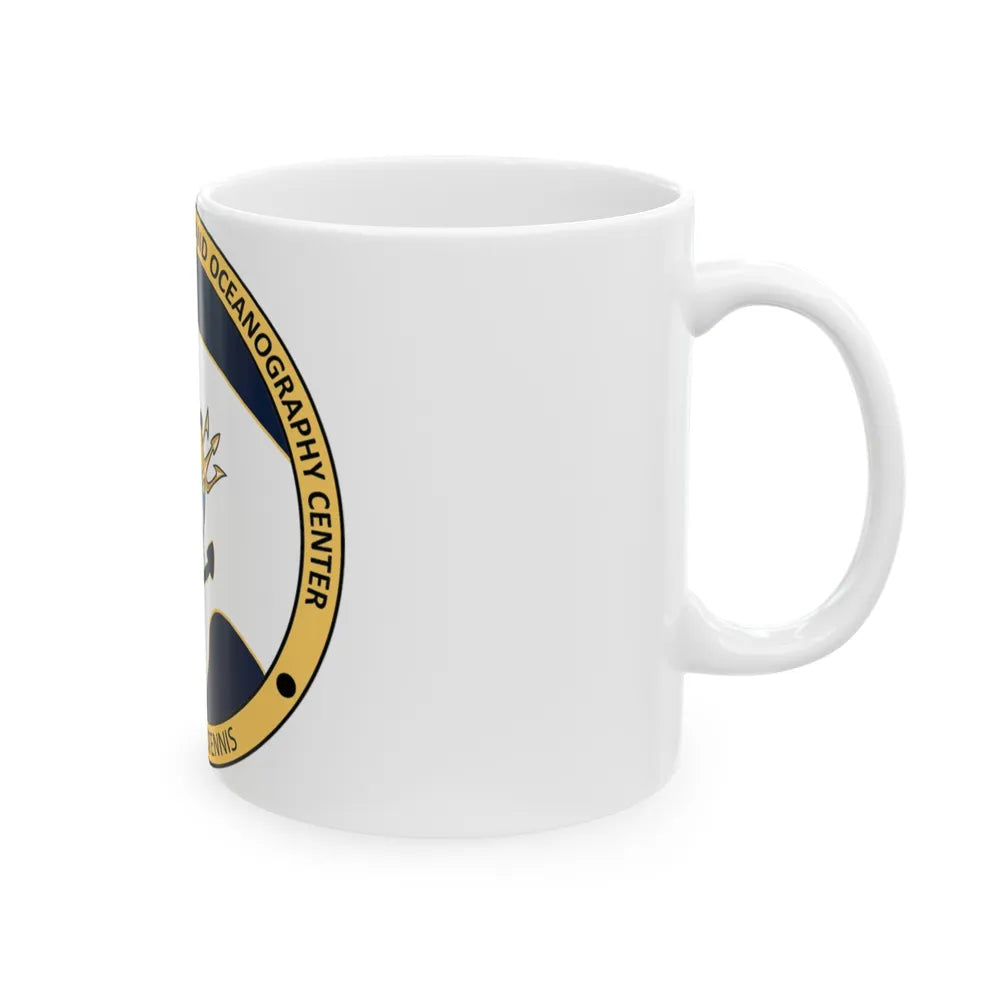 FMNOC Monterey Stennis Fleet Numerical Meteorology and Oceanography Center (U.S. Navy) White Coffee Mug-Go Mug Yourself