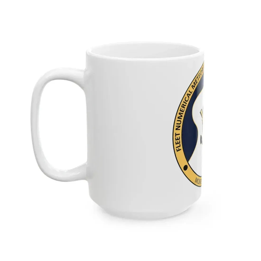 FMNOC Monterey Stennis Fleet Numerical Meteorology and Oceanography Center (U.S. Navy) White Coffee Mug - Go Mug Yourself