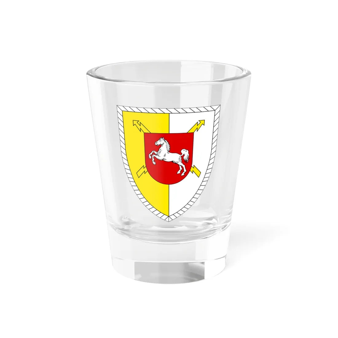 FmRgt 1 (Germany) (Coat of Arms) Shot Glass 1.5oz 1.5oz - Go Mug Yourself