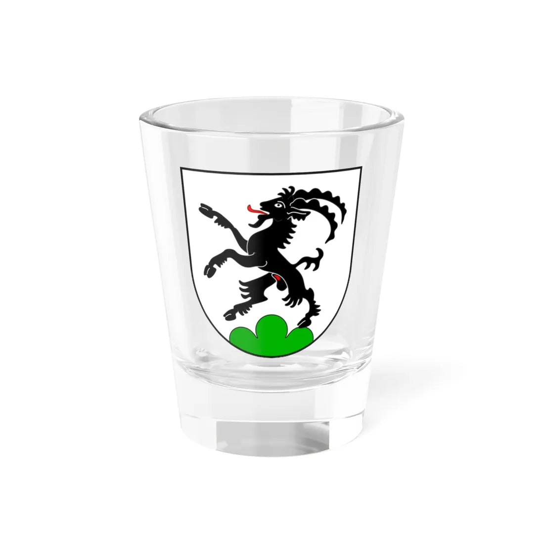 Fünf Dörfer Kreis wappen (Switzerland) (Coat of Arms) Shot Glass 1.5oz 1.5oz - Go Mug Yourself