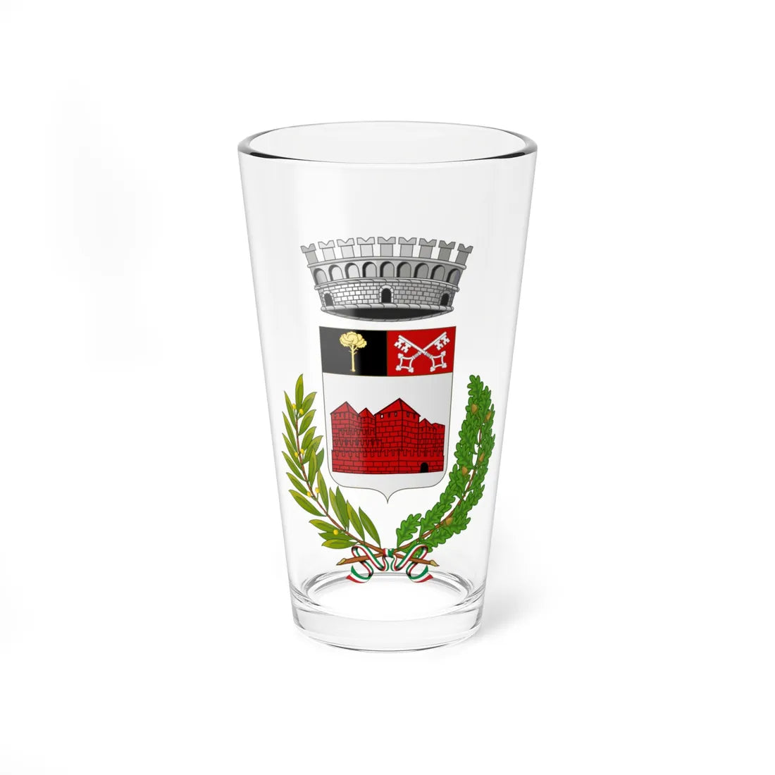 Fénis-Stemma (Italy) (Coat of Arms) Pint Glass 16oz 16oz - Go Mug Yourself