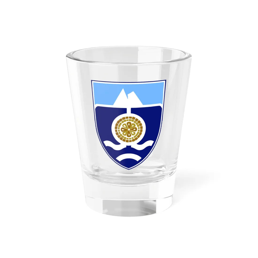 Foča grb (Bosnia and Herzegovina) (Coat of Arms) Shot Glass 1.5oz 1.5oz - Go Mug Yourself