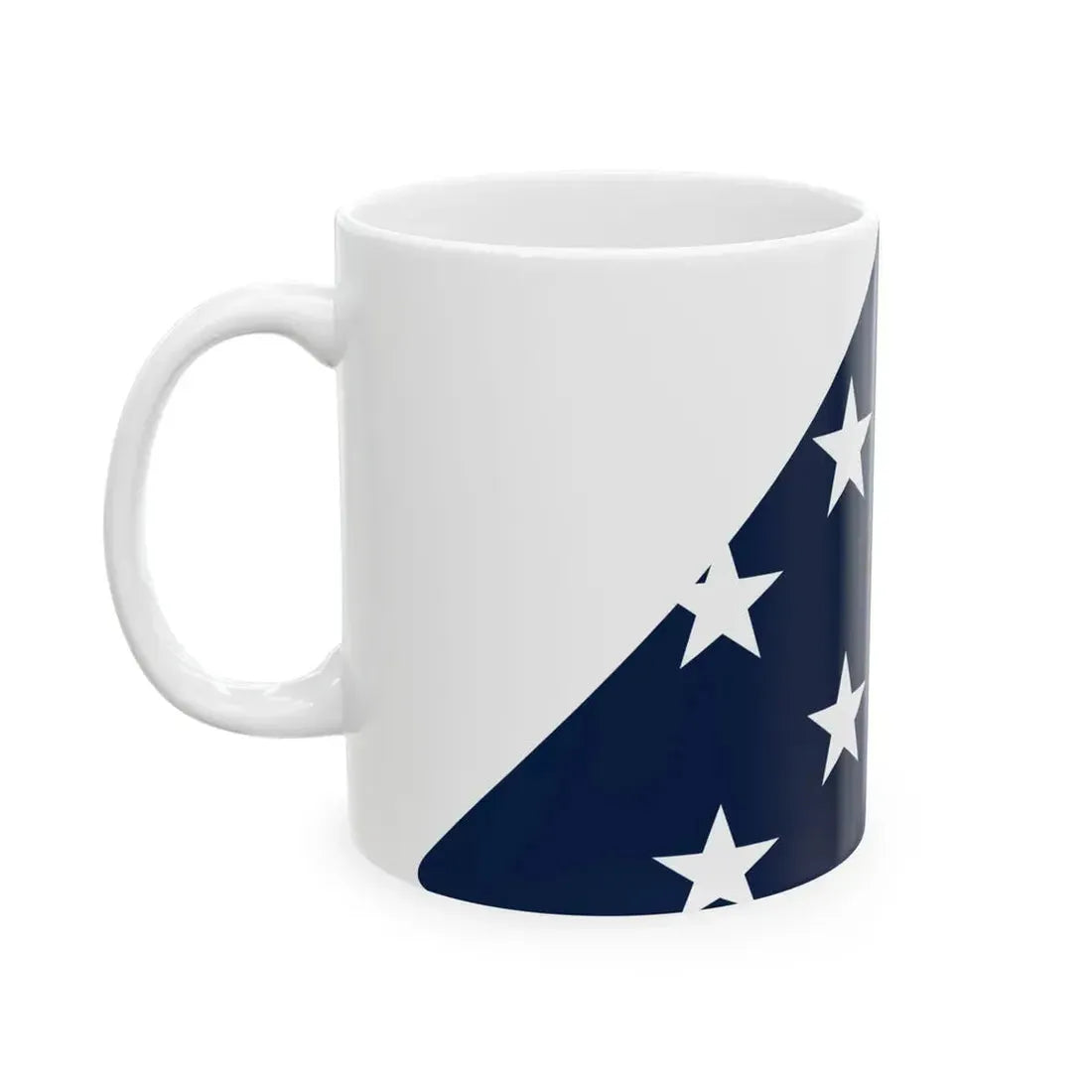 Folded U.S. Flag (United States) White Coffee Mug - Go Mug Yourself