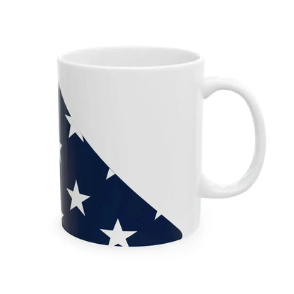 Folded U.S. Flag (United States) White Coffee Mug - Go Mug Yourself