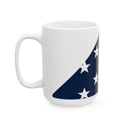 Folded U.S. Flag (United States) White Coffee Mug - Go Mug Yourself