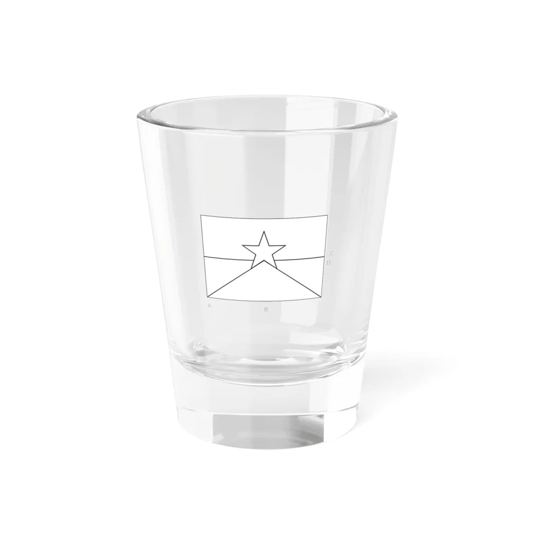 Folha de construcao da bandeira de Rondonia (Brazil) Shot Glass 1.5oz 1.5oz - Go Mug Yourself