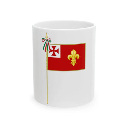 Foligno-Bandiera Completa (Italy) White Coffee Mug 11oz - Go Mug Yourself