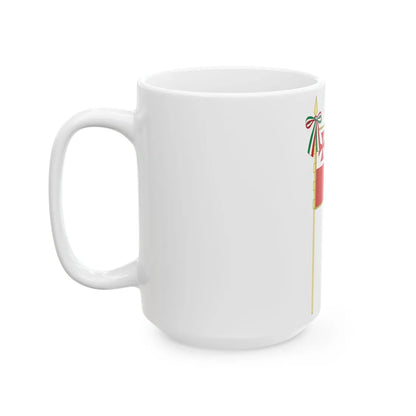 Foligno-Bandiera Completa (Italy) White Coffee Mug - Go Mug Yourself