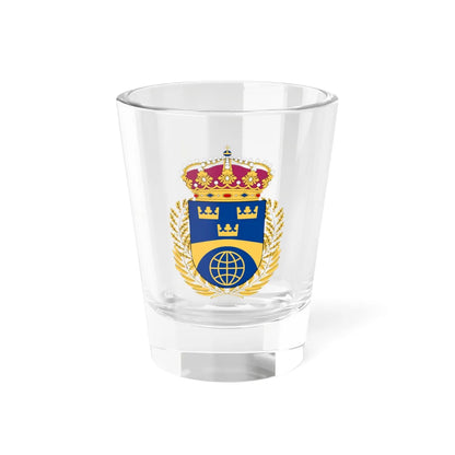 Folke Bernadotteakademin vapen (Sweden) (Coat of Arms) Shot Glass 1.5oz 1.5oz - Go Mug Yourself