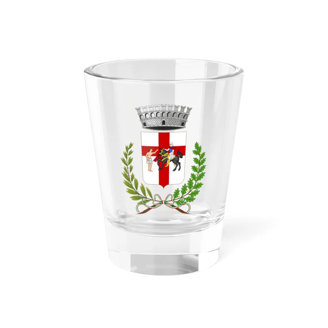 Follo-Stemma (Italy) (Coat of Arms) Shot Glass 1.5oz 1.5oz - Go Mug Yourself
