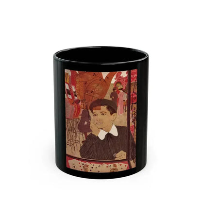 Follow Your Star (1), Cosmopolitan illustration, March 1958 - Black Coffee Mug 11oz - Go Mug Yourself
