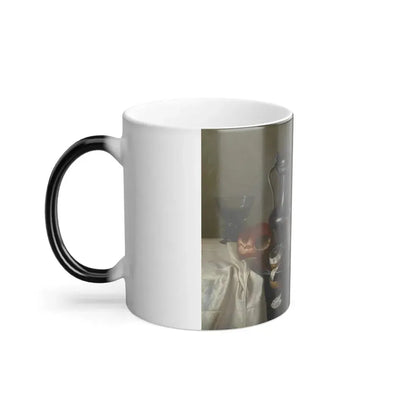 Follower of Maerten Boelema de Stomme (1611- after 1644) Still Life with Jan Steen Jug and other Vessels-0 - Color Changing Mug 11oz - Go Mug Yourself