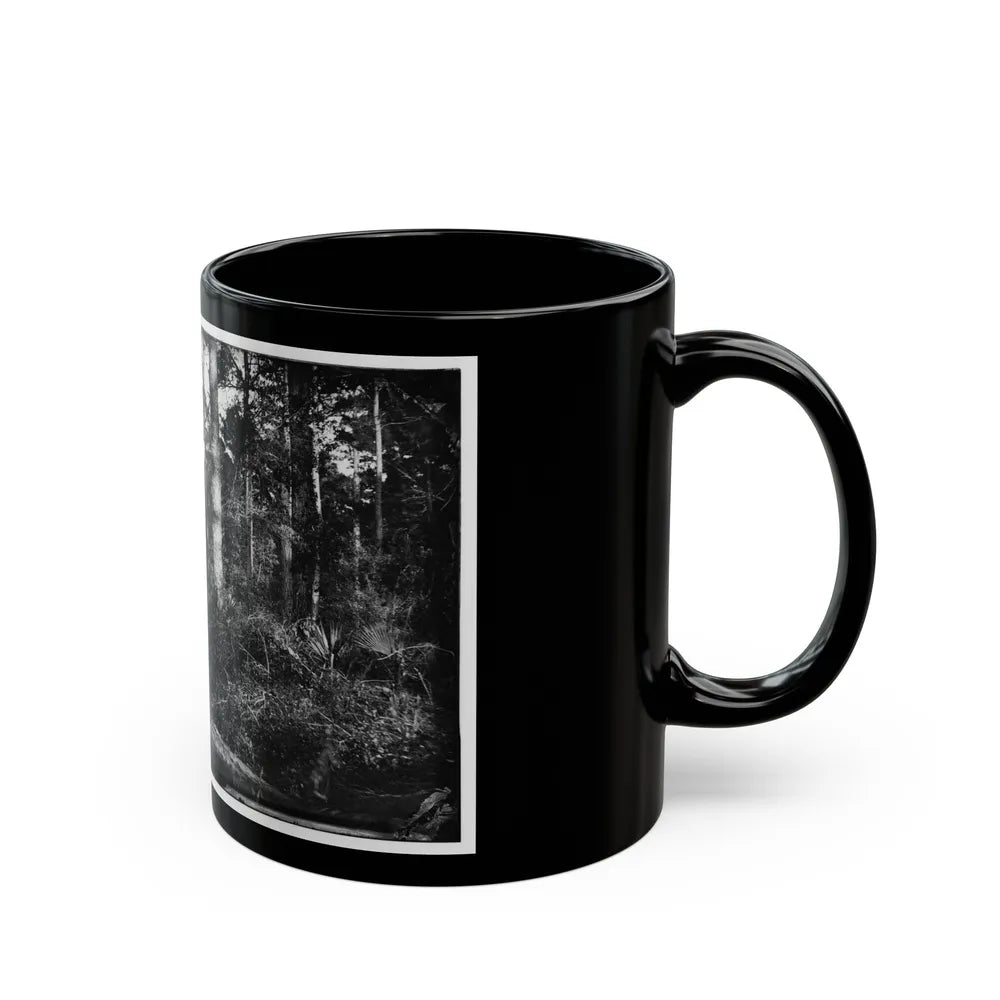 Folly Island, South Carolina (U.S. Civil War) Black Coffee Mug-Go Mug Yourself