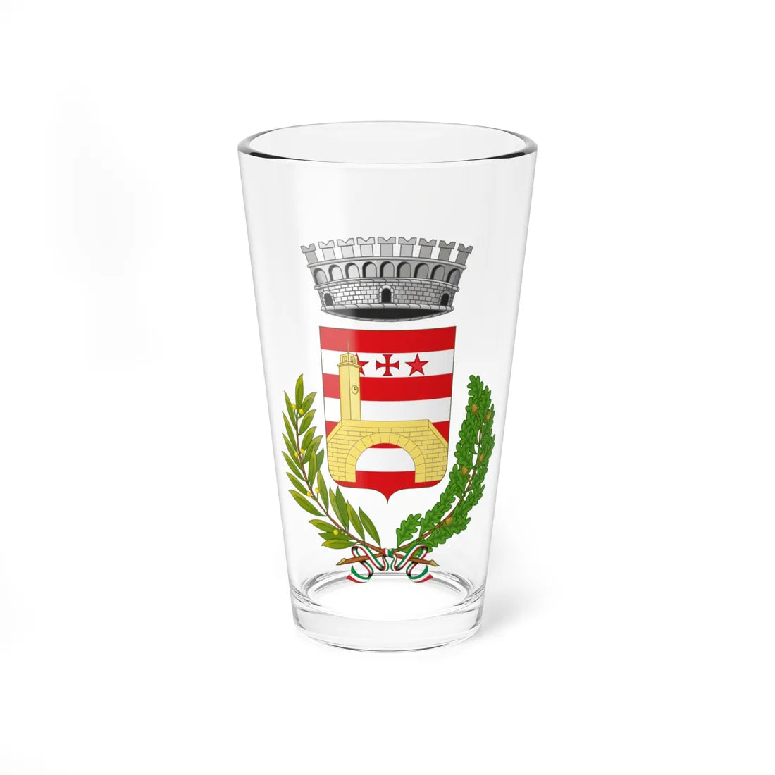 Fontainemore-Stemma (Italy) (Coat of Arms) Pint Glass 16oz 16oz - Go Mug Yourself