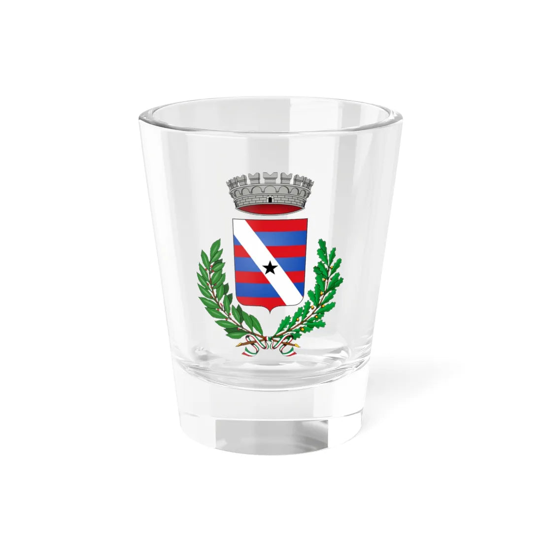 Fontanelle Italia-Stemma (Italy) (Coat of Arms) Shot Glass 1.5oz 1.5oz - Go Mug Yourself