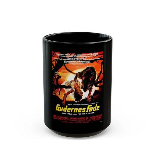 FOOD OF THE GODS (DANISH) 1976 Movie Poster - Black Coffee Mug 15oz - Go Mug Yourself