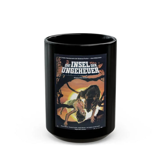 FOOD OF THE GODS (GERMAN) 1976 Movie Poster - Black Coffee Mug 15oz - Go Mug Yourself