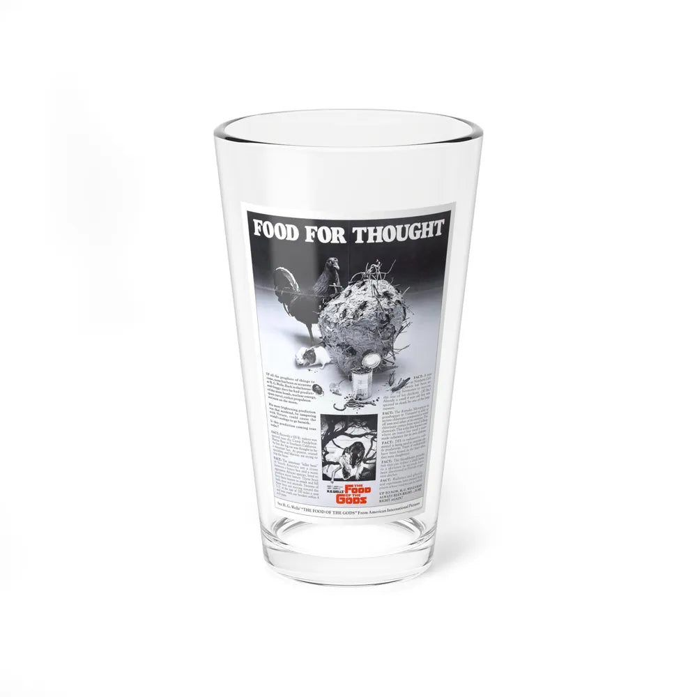 FOOD OF THE GODS (TEASER) 1976 Movie Poster - Pint Glass 16oz-16oz-Go Mug Yourself