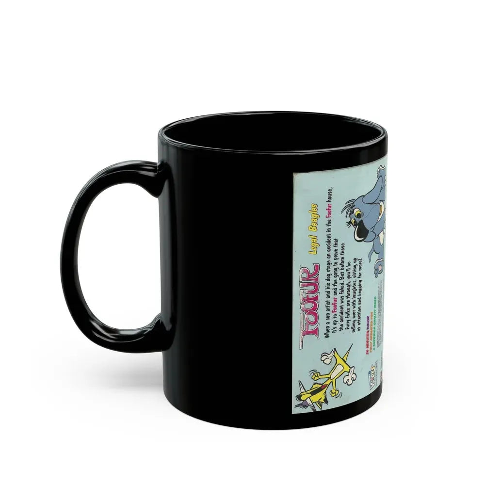 FOOFUR LEGAL BEAGLES (VHS COVER) - Black Coffee Mug - Go Mug Yourself