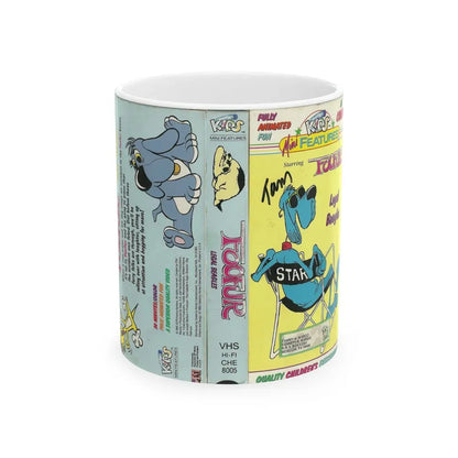 FOOFUR LEGAL BEAGLES (VHS COVER) - White Coffee Mug 11oz - Go Mug Yourself