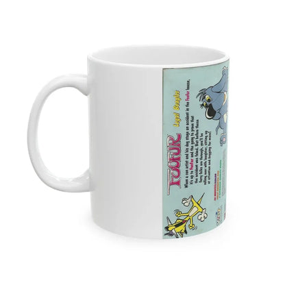 FOOFUR LEGAL BEAGLES (VHS COVER) - White Coffee Mug - Go Mug Yourself