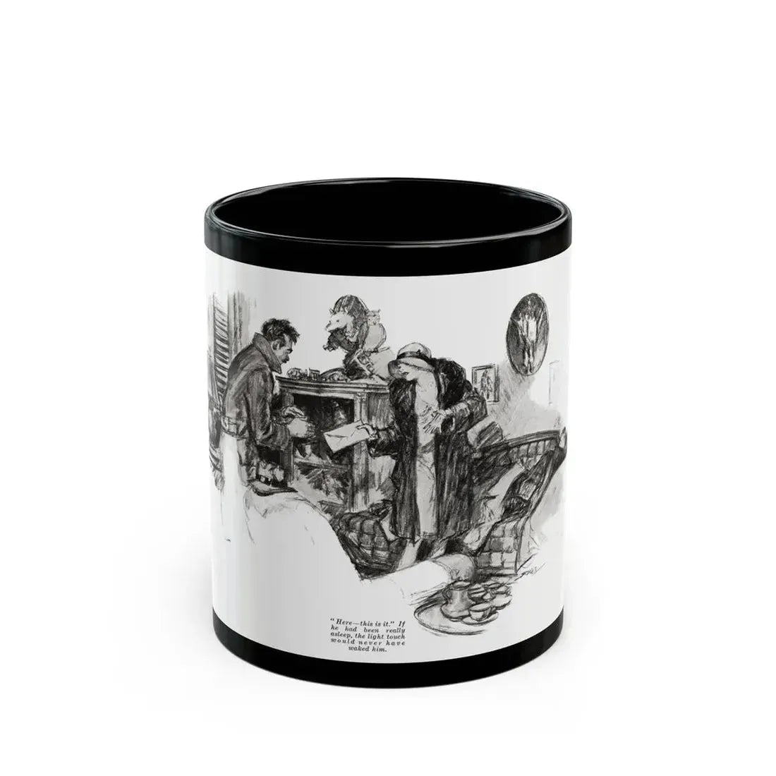Fool Errant, Liberty magazine, June 1, 1929 - Black Coffee Mug 11oz - Go Mug Yourself