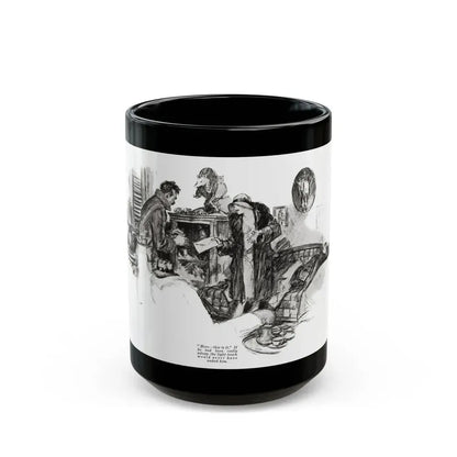 Fool Errant, Liberty magazine, June 1, 1929 - Black Coffee Mug 15oz - Go Mug Yourself