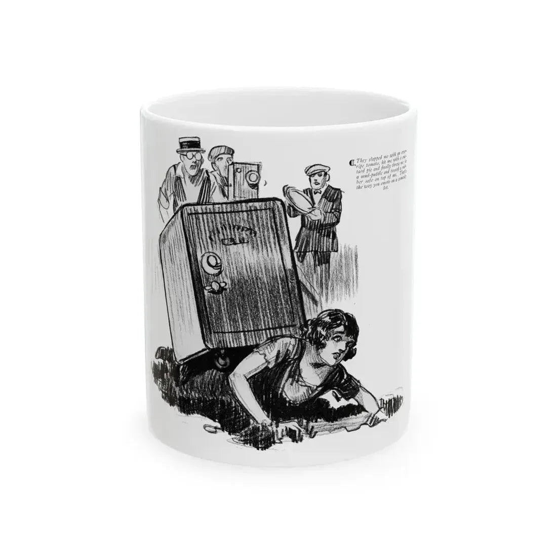 Fool's Gold (2), Screenland, August 1923 - White Coffee Mug 11oz - Go Mug Yourself