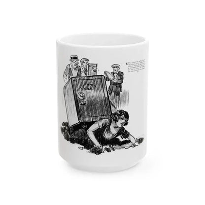 Fool's Gold (2), Screenland, August 1923 - White Coffee Mug 15oz - Go Mug Yourself